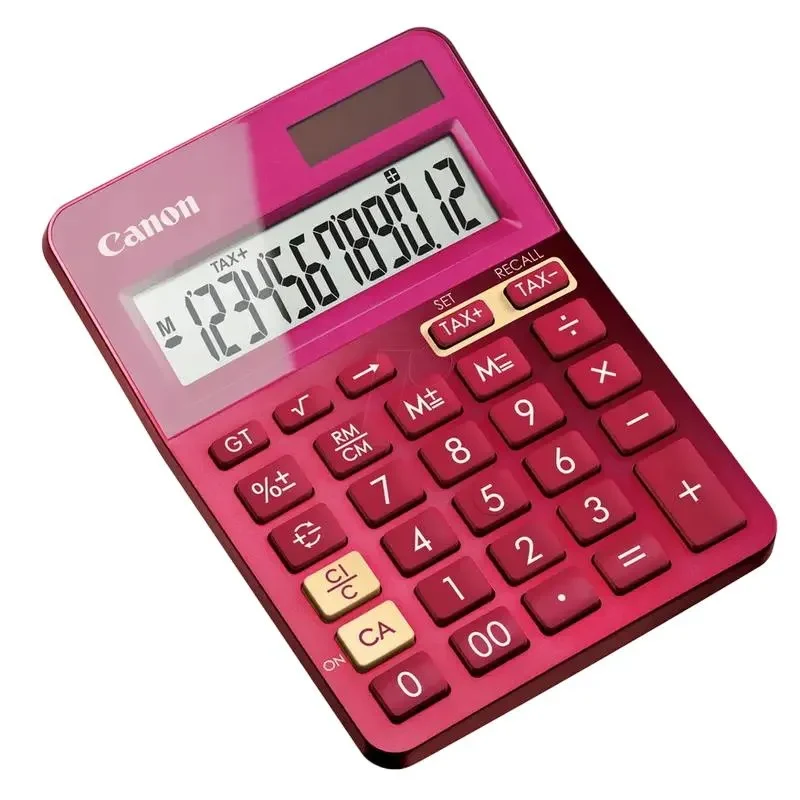 Calculator Canon LS-123K PK, Pink 2