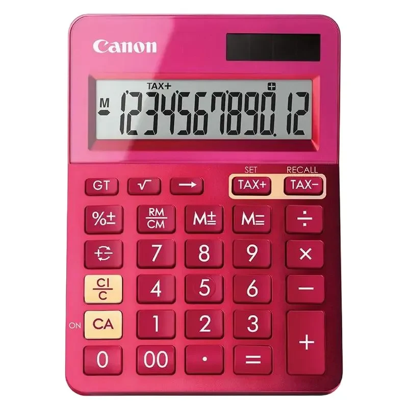 Calculator Canon LS-123K PK, Pink 3