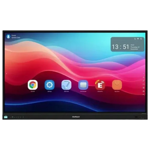 Interactive Display StarBoard IFPD-TE-YL-86 4K MB311D2, Android 14 (Up to Android 16), 16+256G EDLA