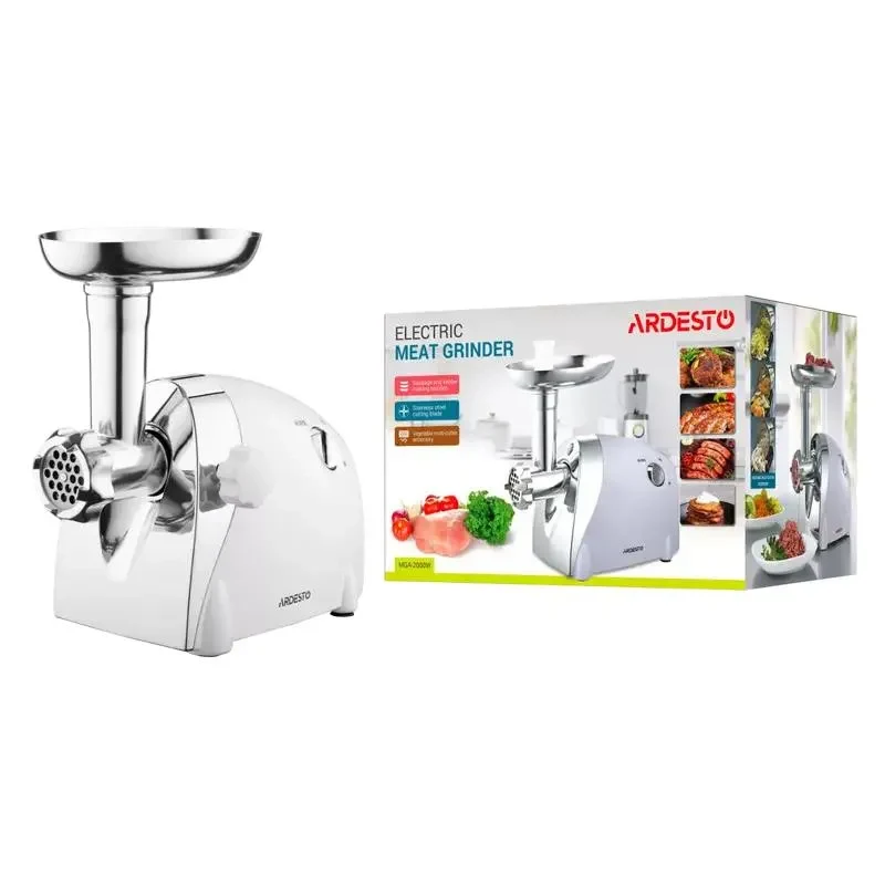 Meat Mincer Ardesto MGA-2000W, White | Silver 9
