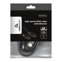 Video Cable Cablexpert CC-HDMI4L-1M, HDMI (M) - HDMI (M), 1m, Black  2