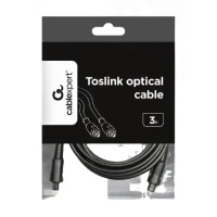 Audio Cable Cablexpert CC-OPT-3M, Toslink - Toslink, 3m, Black 3