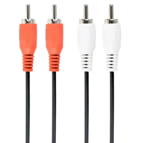 Audio Cable Cablexpert CCA-2R2R-6, 2x RCA (M) - 2x RCA (M), 1,8m, Black