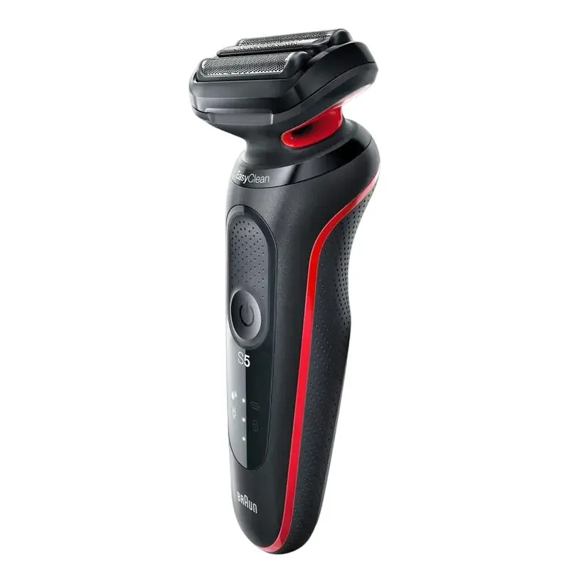 Men's Electric Shaver Braun 51-R1000s, Black | Red 4