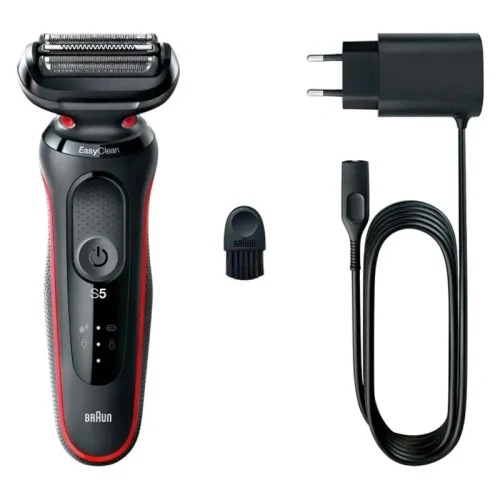 Men's Electric Shaver Braun 51-R1000s, Black | Red