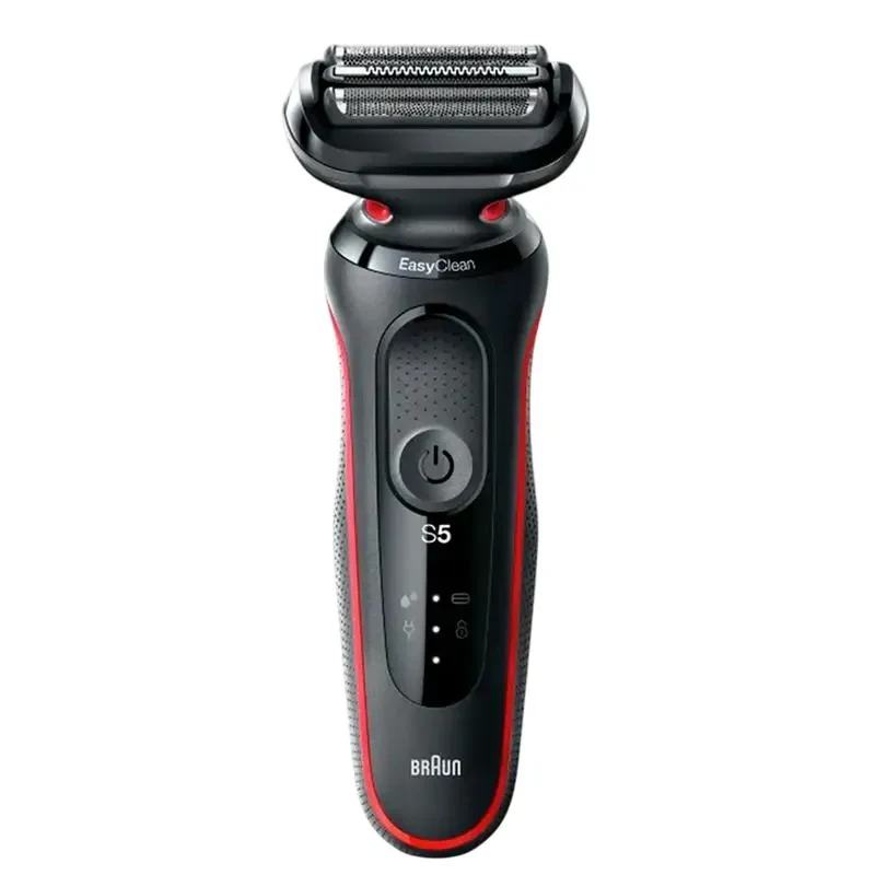 Men's Electric Shaver Braun 51-R1000s, Black | Red 3