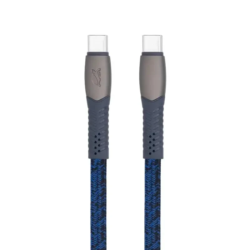 Charge and Data Cable Rivacase PS6105, USB Type-C/USB Type-C, 1,2m, Blue 5