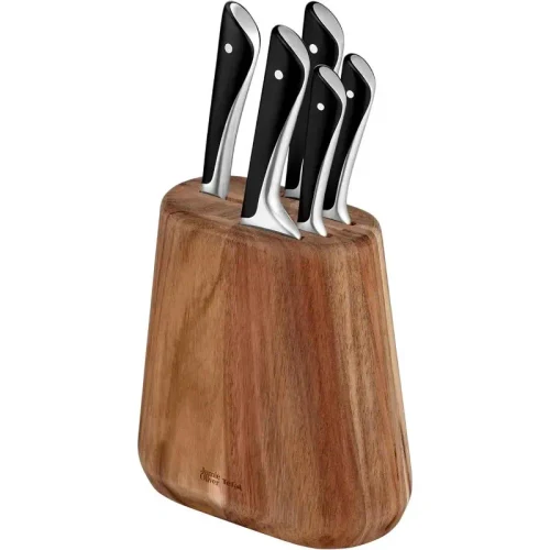 Knife Set Tefal K267S556, Black | Inox