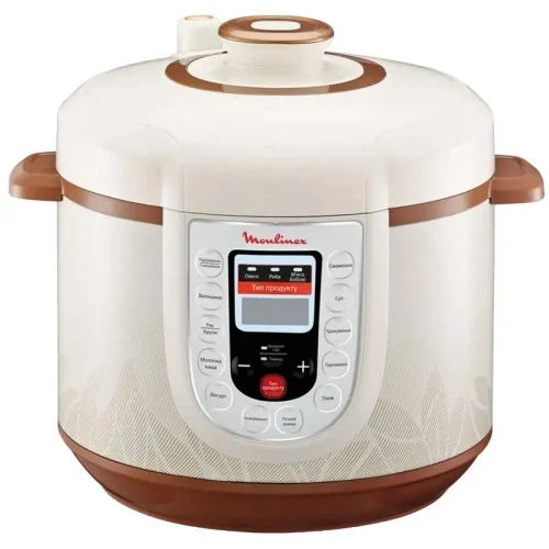 Pressure Cooker Moulinex CE501134, Brown | White