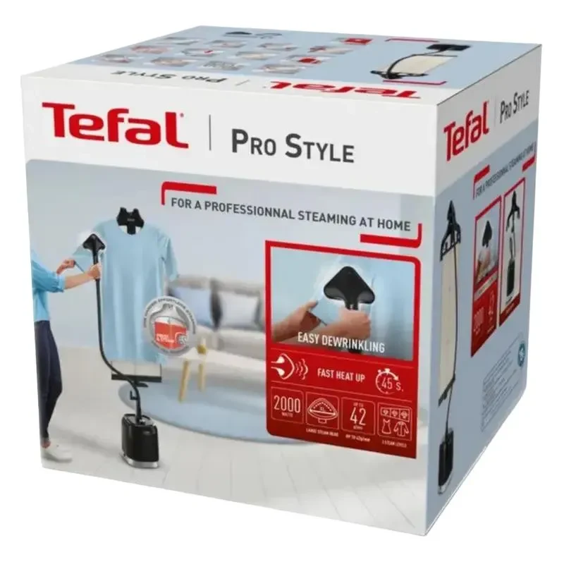 Stationary steamer Tefal IT3480E1, Black 2