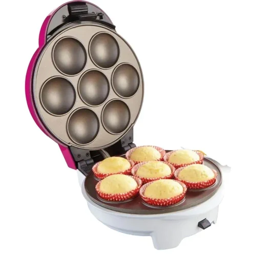 Waffle maker Gorenje WCM702PW, White | Pink