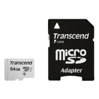 Memory Card Transcend MicroSDXC Class 10, 64GB (TS64GUSD300S-A)