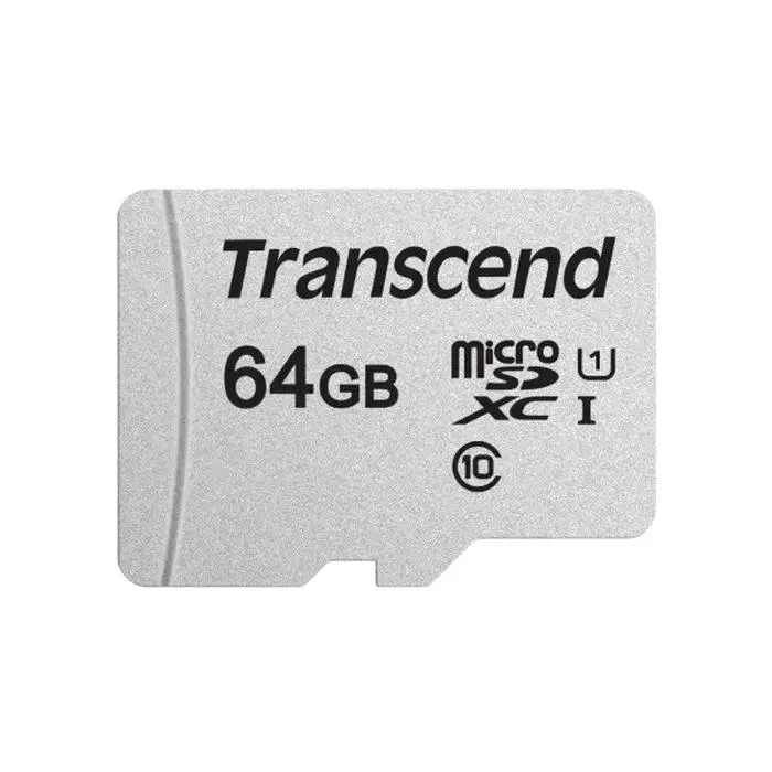 Memory Card Transcend MicroSDXC Class 10, 64GB (TS64GUSD300S-A) 2