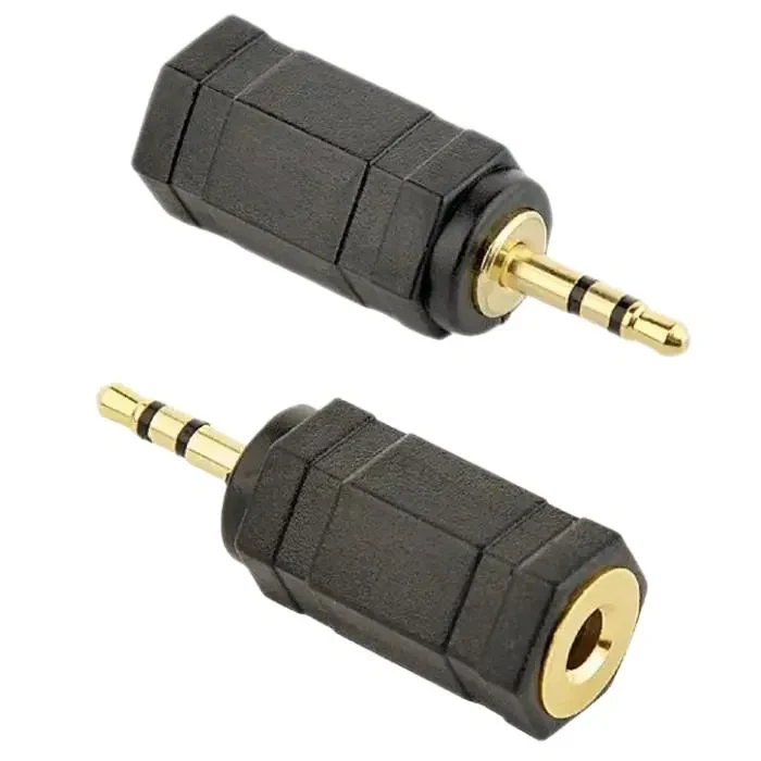 Audio Adapter Cablexpert A-3.5F-2.5M, 3.5mm 3-pin (F) - 2.5mm 3-pin (M), Black 2