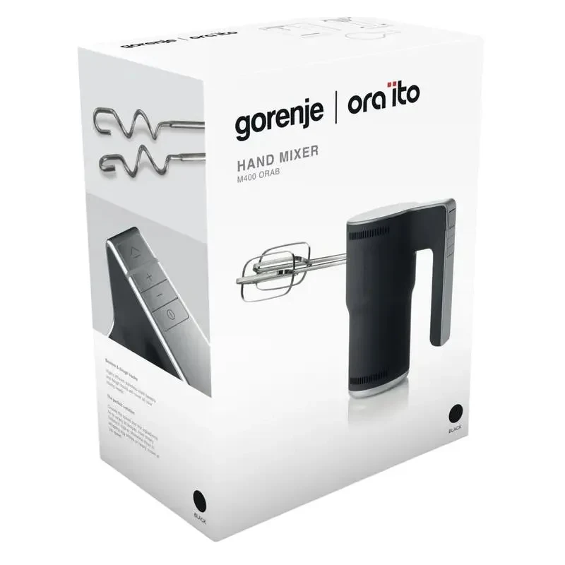 Hand mixer Gorenje M400ORAB, Black 5