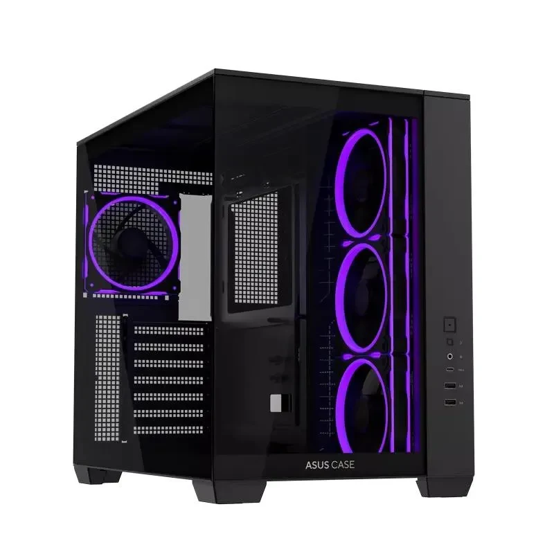 PC Case ASUS A32 Plus, Midi-Tower, w/o PSU, Black 4
