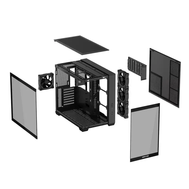 PC Case ASUS A32 Plus, Midi-Tower, w/o PSU, Black 8