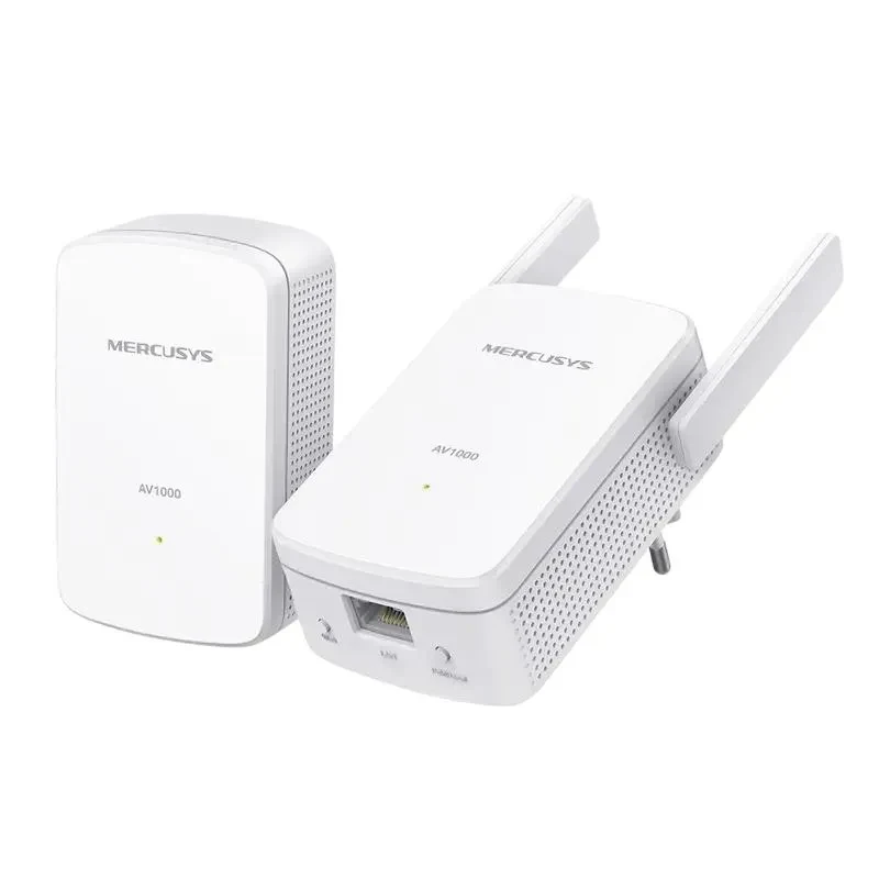 Wi-Fi + Powerline adapter MERCUSYS MP510 KIT, AV1000, 1000 Mbps, White 4