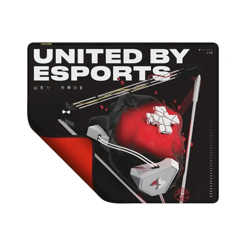 Gaming Mouse Pad HATOR Tonn eSport Maincast Edition, Large, Black 3