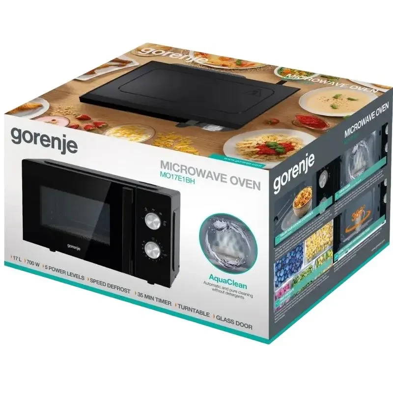 Microwave oven Gorenje MO17E1BH, Black 4