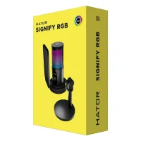 Gaming Microphone HATOR Signify RGB, USB, Black 4