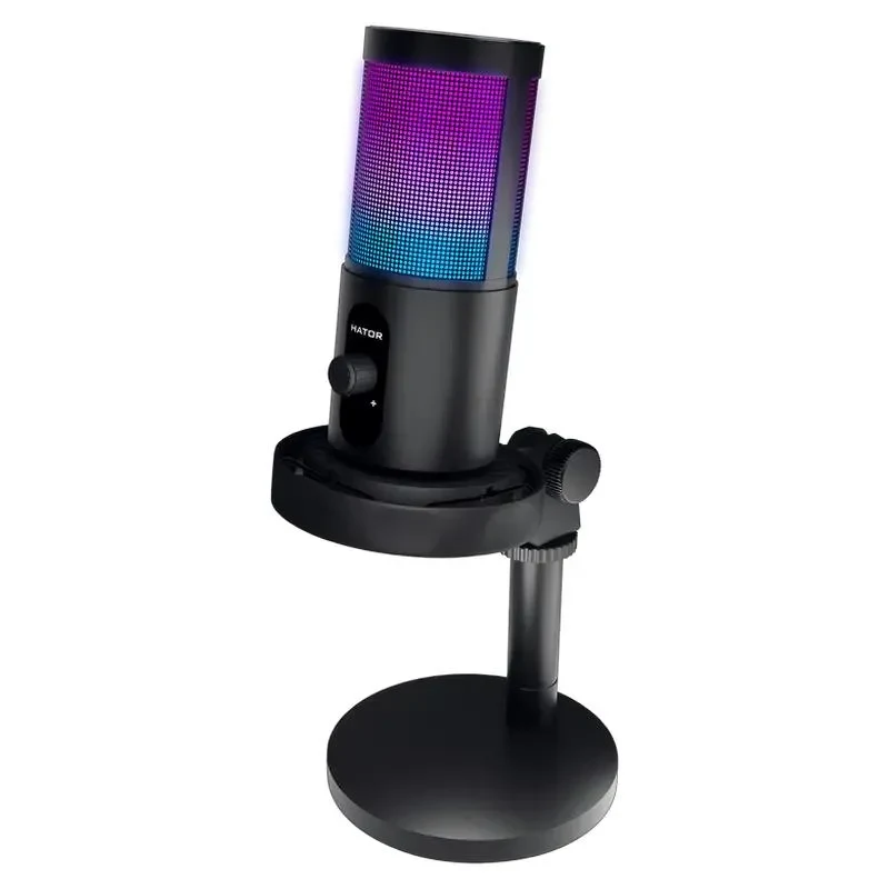 Gaming Microphone HATOR Signify RGB, USB, Black 2