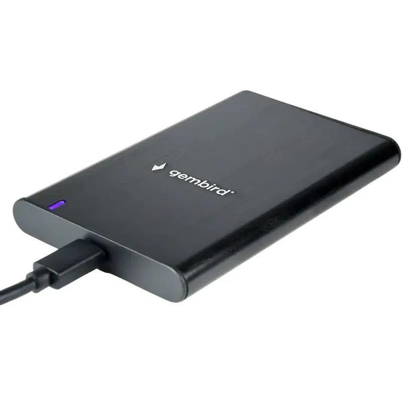 External Case Gembird EE2-U3S-6, Black (EE2-U3S-6) 4
