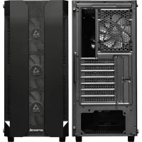 PC Case Chieftec GS-01B-OP, Midi-Tower, ATX, Black 4