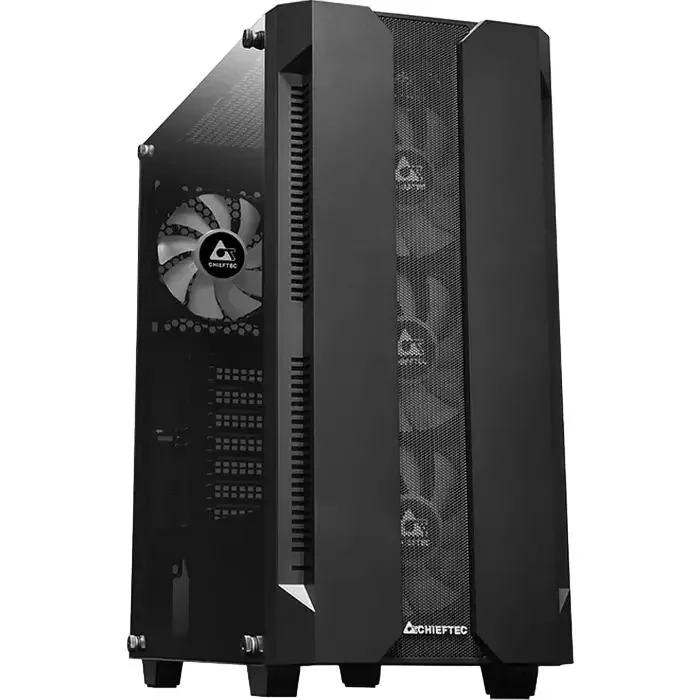 PC Case Chieftec GS-01B-OP, Midi-Tower, ATX, Black 6