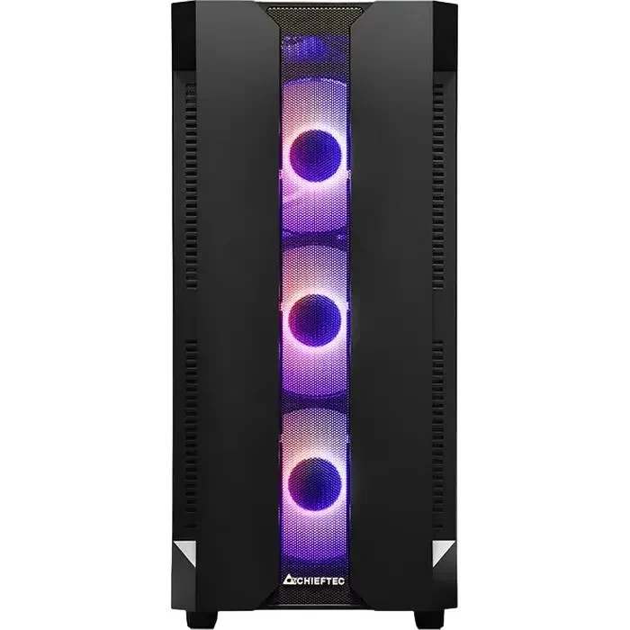 PC Case Chieftec GS-01B-OP, Midi-Tower, ATX, Black 7