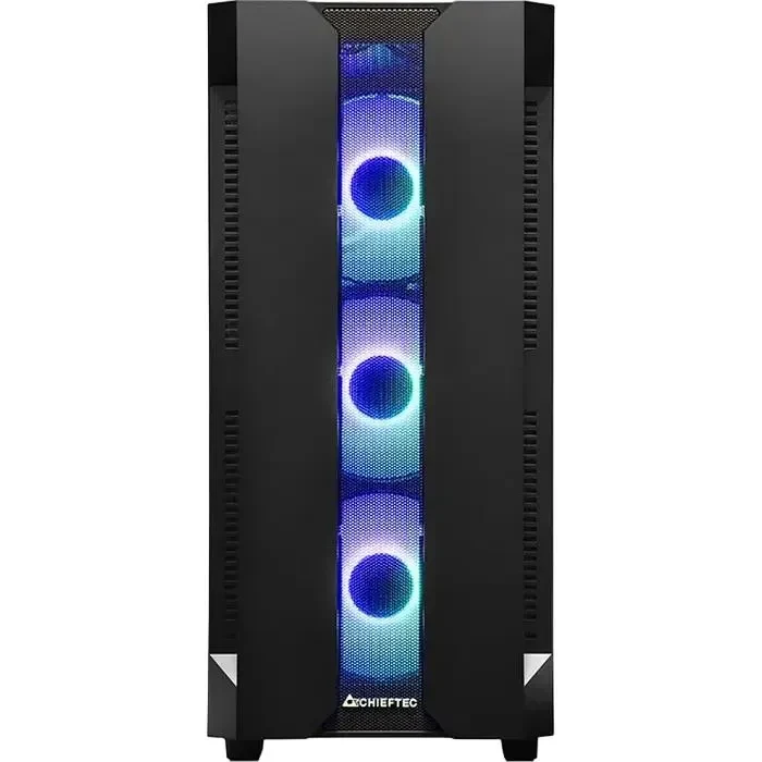 PC Case Chieftec GS-01B-OP, Midi-Tower, ATX, Black 10