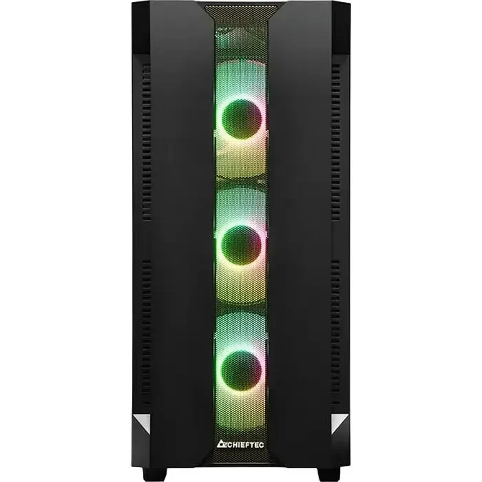PC Case Chieftec GS-01B-OP, Midi-Tower, ATX, Black 2