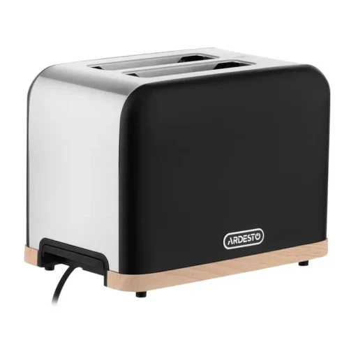 Toaster Ardesto T-F420BWD, Black | Stainless Steel