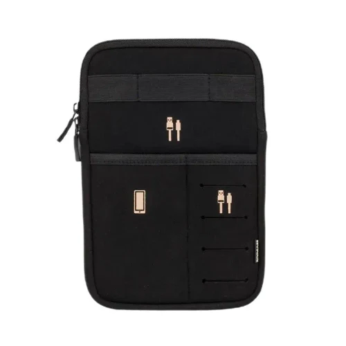 Travel Organizer RivaCase Antishock, 8", Polyester, Black