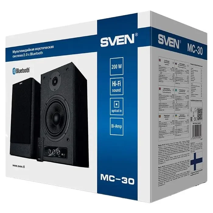 Computer Speakers 2.0 SVEN MC-30, Black 2