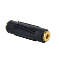 Audio Adapter Cablexpert A-3.5FF-01, 3.5mm 3-pin (F) - 3.5mm 3-pin (F), Black 2