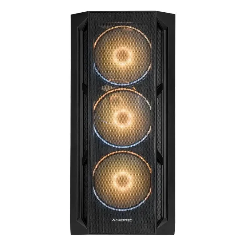 PC Case Chieftec APEX Lumo, Midi-Tower, w/o PSU, Black 10
