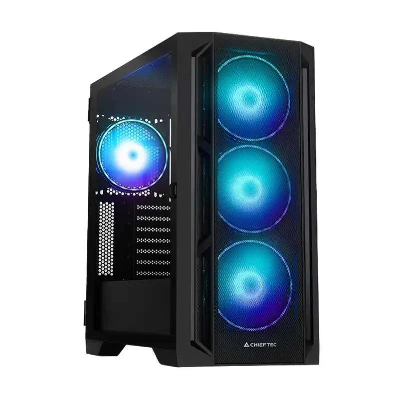 PC Case Chieftec APEX Lumo, Midi-Tower, w/o PSU, Black 11