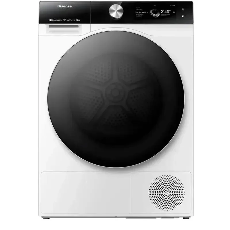 Clothes dryer Hisense DH7S107BW, 10kg, White 7