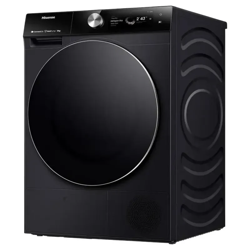 Clothes dryer Hisense DH7S107BB, 10kg, Black 3
