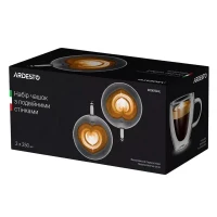 Set of cups Ardesto AR2625GHL, 250 ml, 2 pcs, Transparent 2