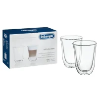 Glass cups DeLonghii DLSC312, 330ml 2pcs 2