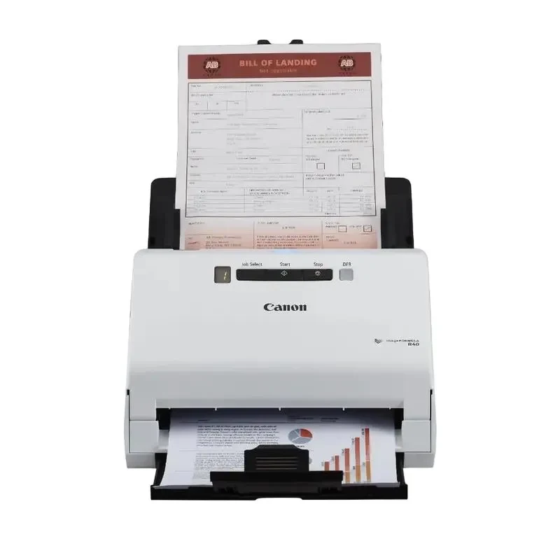 Sheet-fed Document Scanner Canon imageFORMULA R40, A4, White 2