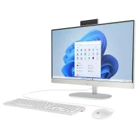 All-in-One Computer HP 27-cr1031ci, 27", Intel Core Ultra 7 155U, 16GB/512GB, FreeDOS, Shell White