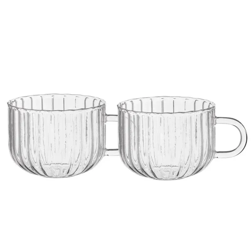 Set of cups Ardesto Iceberg AR2640GG, 400 ml, 2 pcs, Transparent 3