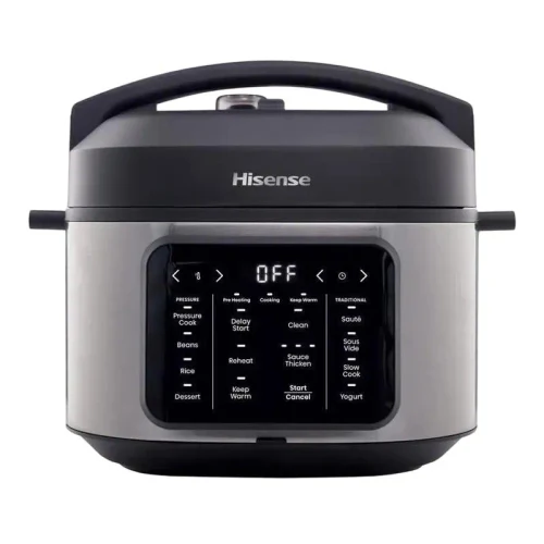 Pressure Cooker Hisense HMC6SBK, Black | Stainless Steel
