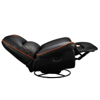 Gaming Chair Cougar Overlord, PU Leather, Black | Orange 8