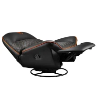 Gaming Chair Cougar Overlord, PU Leather, Black | Orange 2