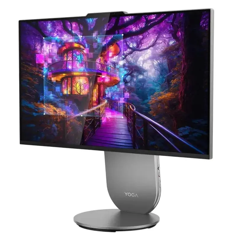All-in-One Computer Lenovo Yoga 27IAH10, 27", Intel Core Ultra 9 285H, 32GB/1024GB, Windows 11 Pro, Luna Grey 4