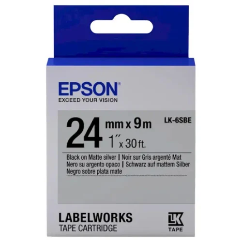Ribbon cartridge Epson LK-6SBE, 24 mm x 9 m